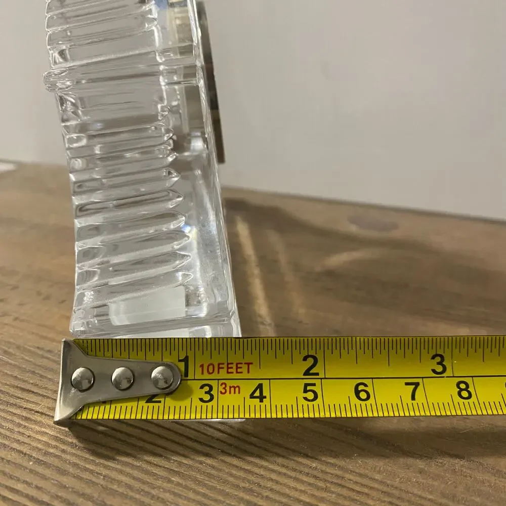 Vintage Waterford Devenish Small Crystal Clock Mantel Piece Decor